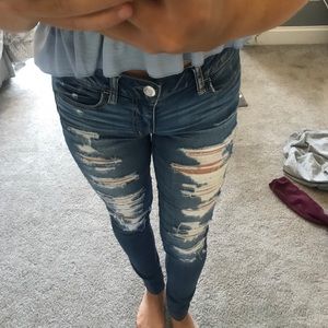 American eagle jeans mid rise
